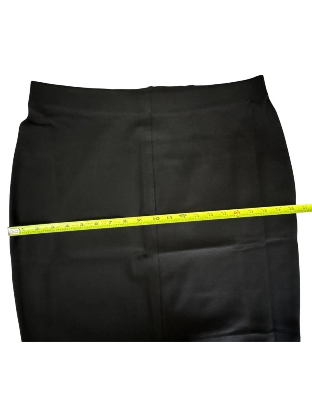 Express Womens Black Ponte Pencil Tailored Stretchy PullOn Seamless Skirt Size L - Picture 10 of 10